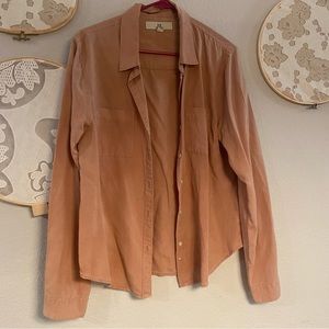 Tan Button Up Shirt